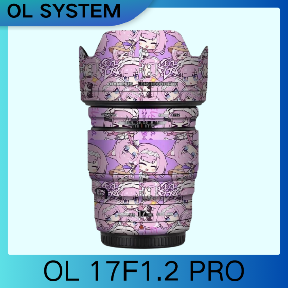 Lentes Olympus OL17F1.2 PRO - Pele câmera, adesivo câmera - com alta resistência a arranhões, à prova d'água e com design elegante.